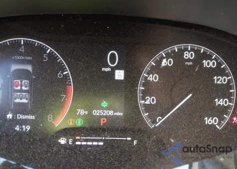 2023 Honda Civic Ex-L /Ex-L W/O Bsi из США, поврежденный, VIN 19XFL1H77PE011734